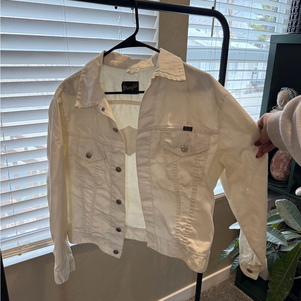 Wrangler Women's Off-White Denim Jacket